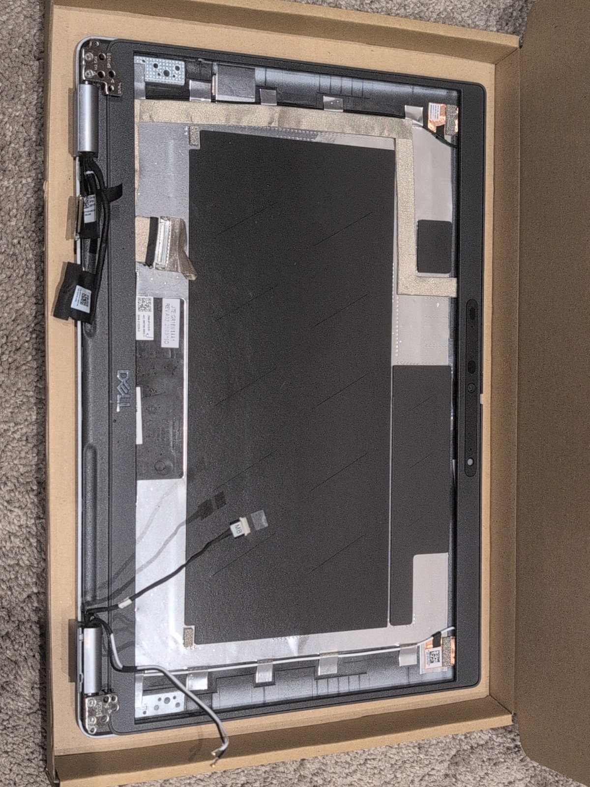 Genuine Dell Latitude 5320 Complete Toplid Cover, Top Cover, IR Webcam Included