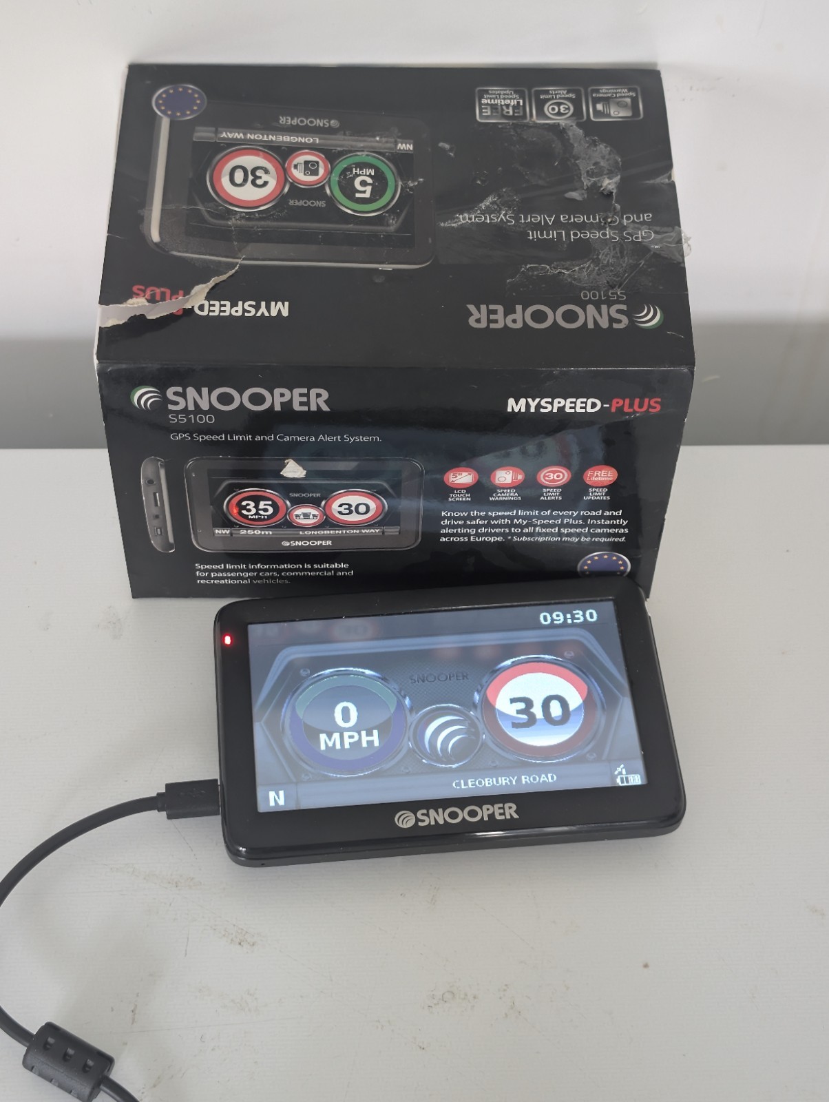 5 Units Snooper GPS speed limit and camera alert system
