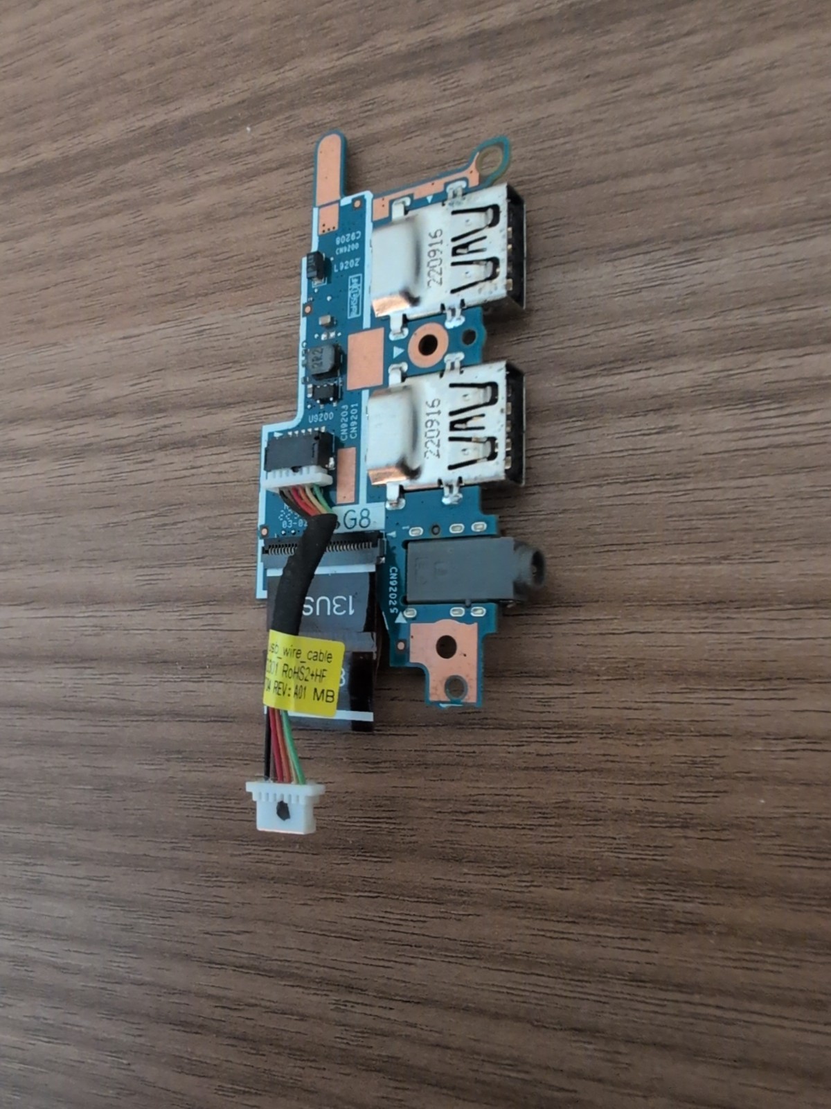 For HP EliteBook 830 G7 G8 USB Board Audio Board / Green M27456-001 #A6-35