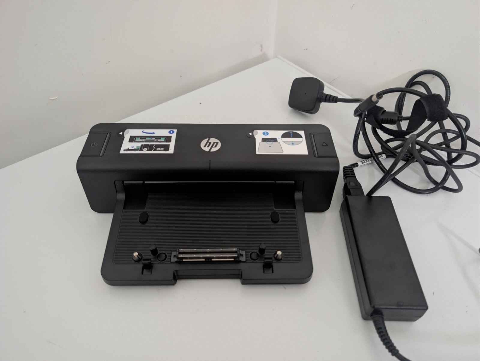 HP 90W Elitebook Probook HSTNN-I11X USB 3.0 Docking Station A7E32AA VGC