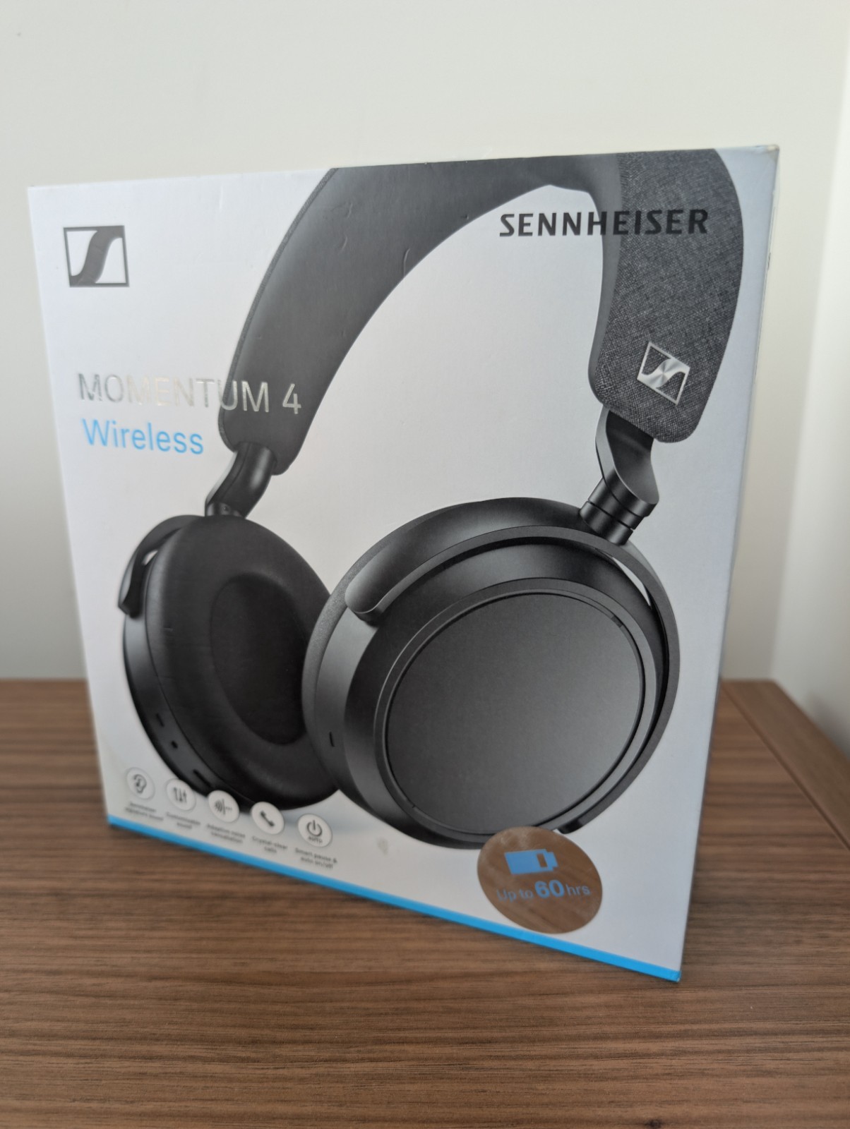 Sennheiser MOMENTUM 4 Wireless Over the Ear Headphones - Black (509266)