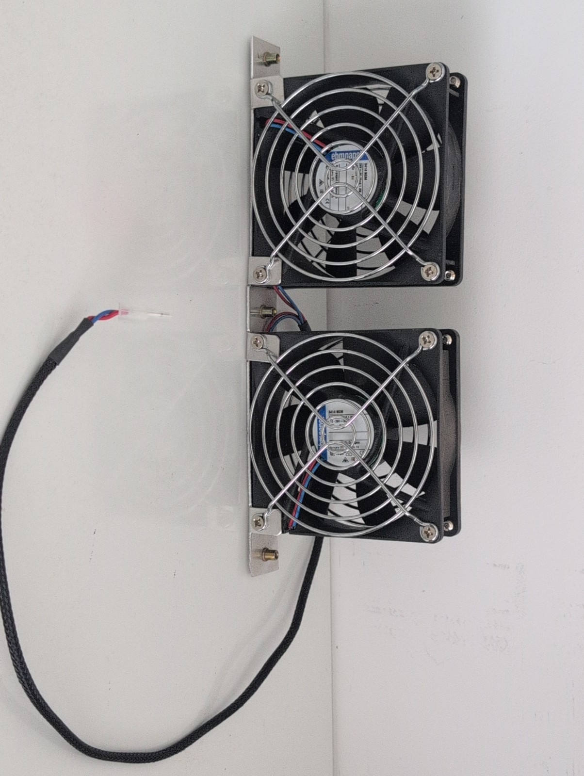 1 Pair EBMPAPST 3414NHH AXIAL FAN 92X92X25MM 24VDC 2 Units