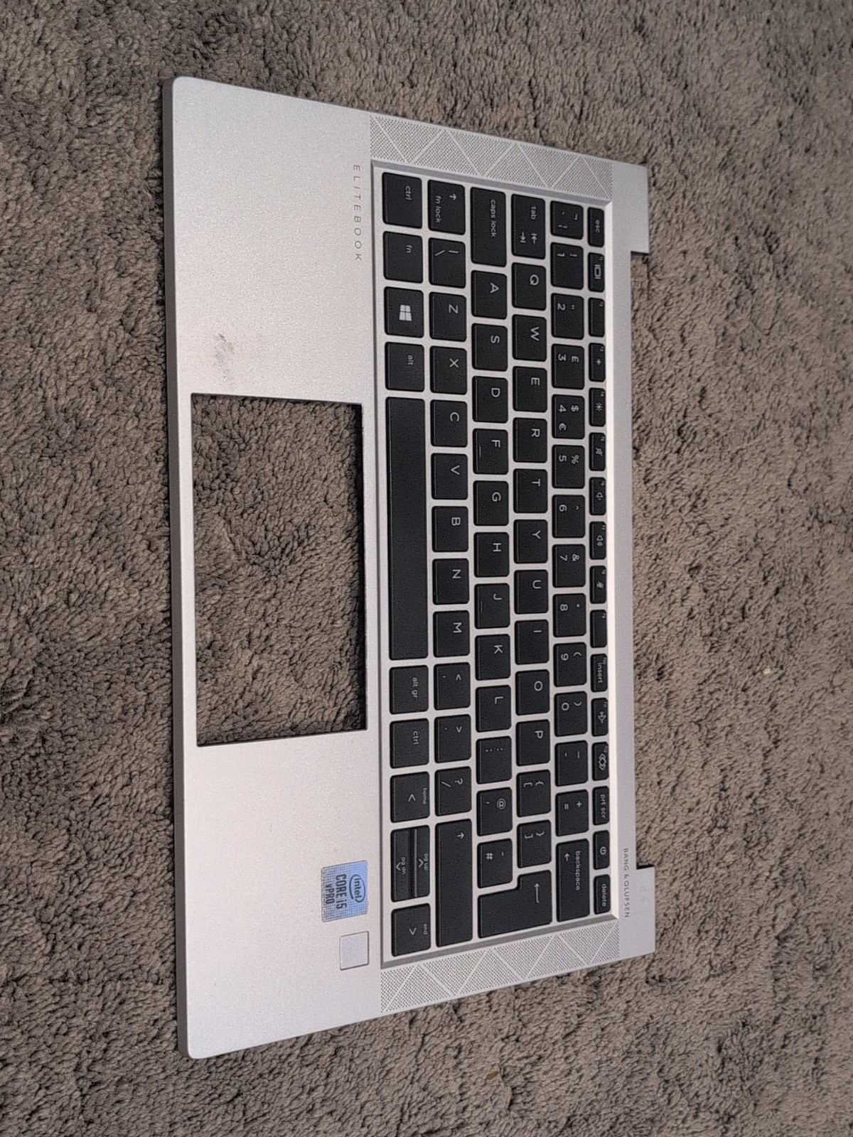 HP EliteBook 830 G7 M08700-031 English UK Keyboard Palmrest with Sticker NEW