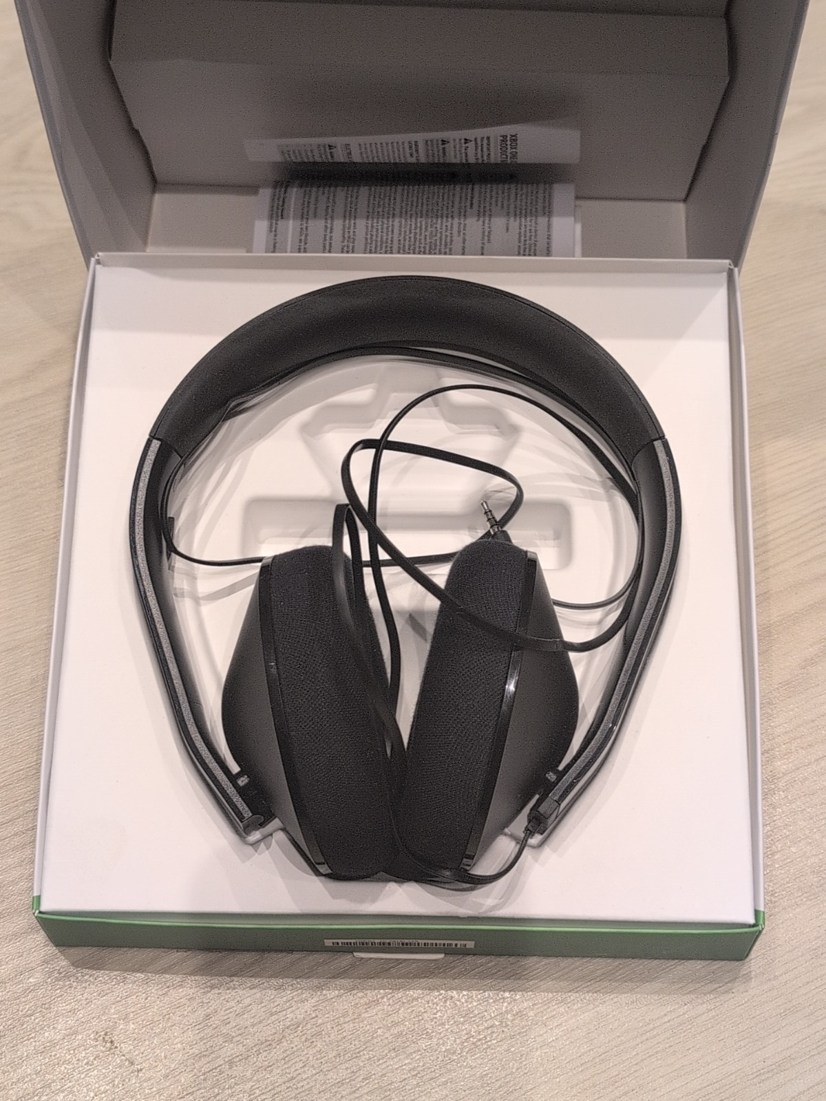 Xbox One Official Microsoft Adjustable Stereo Gaming Headset No Microphone