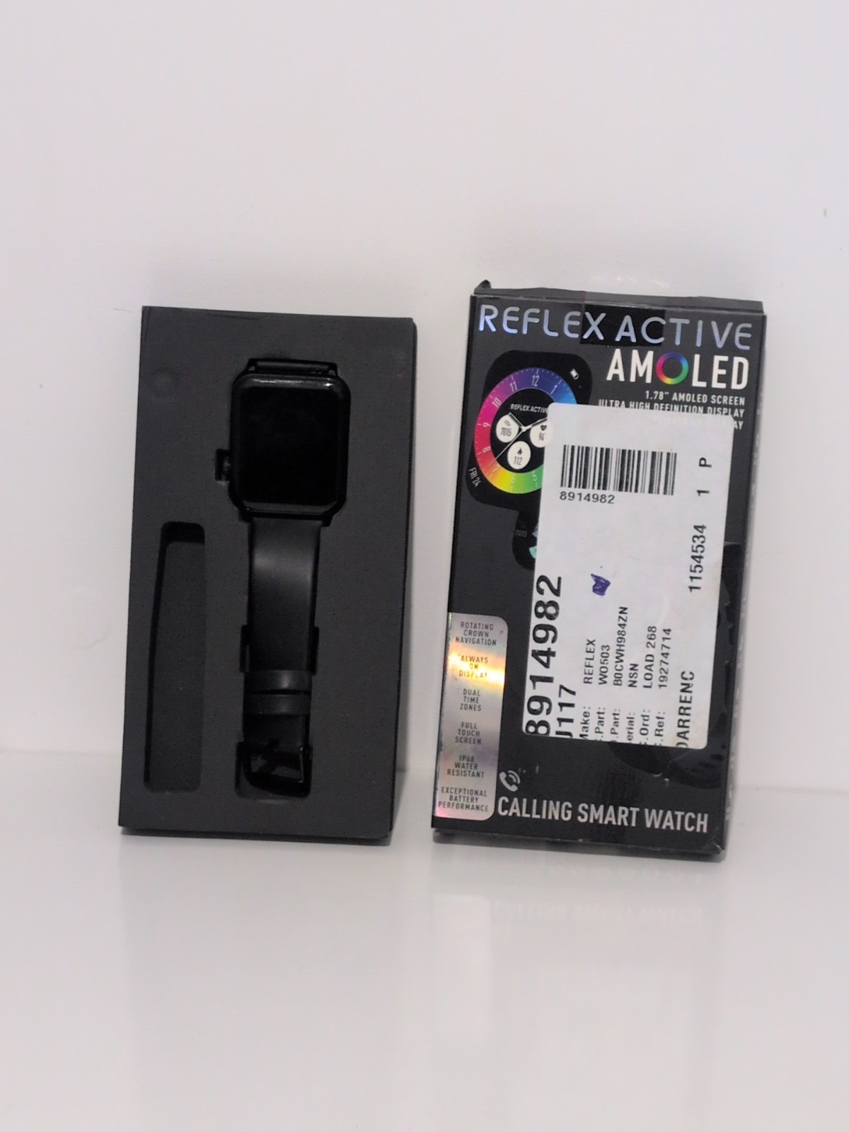 Reflex Active RA30-2186 Series 30 Smartwatch For Parts Only, Watch Only