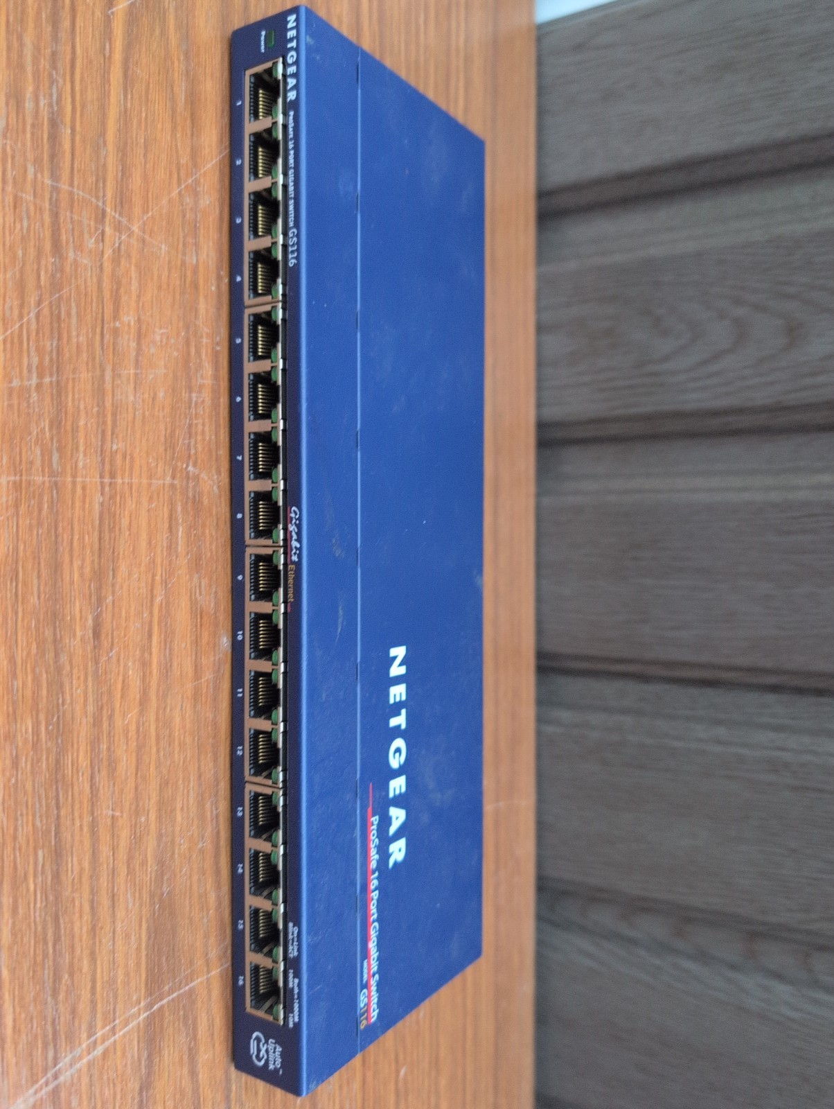 Netgear ProSafe GS116 v2 16 Port gigabit switch Tested & working NO PSU INCLUDE