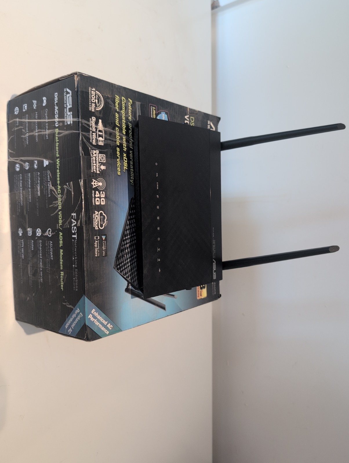 Asus DSL-AC55U Wireless AC1200 VDSL/ADSL Modem Router No Psu