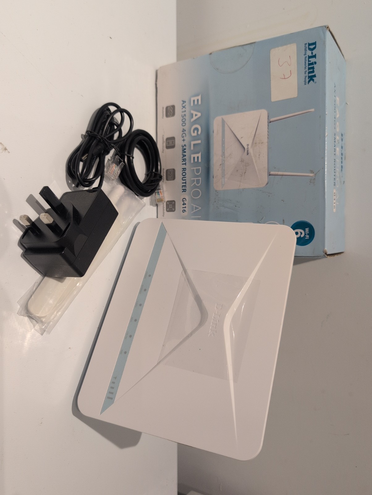 D-Link G416 EAGLE PRO AI 4G+ Smart Router with 4G+ LTE Cat 6