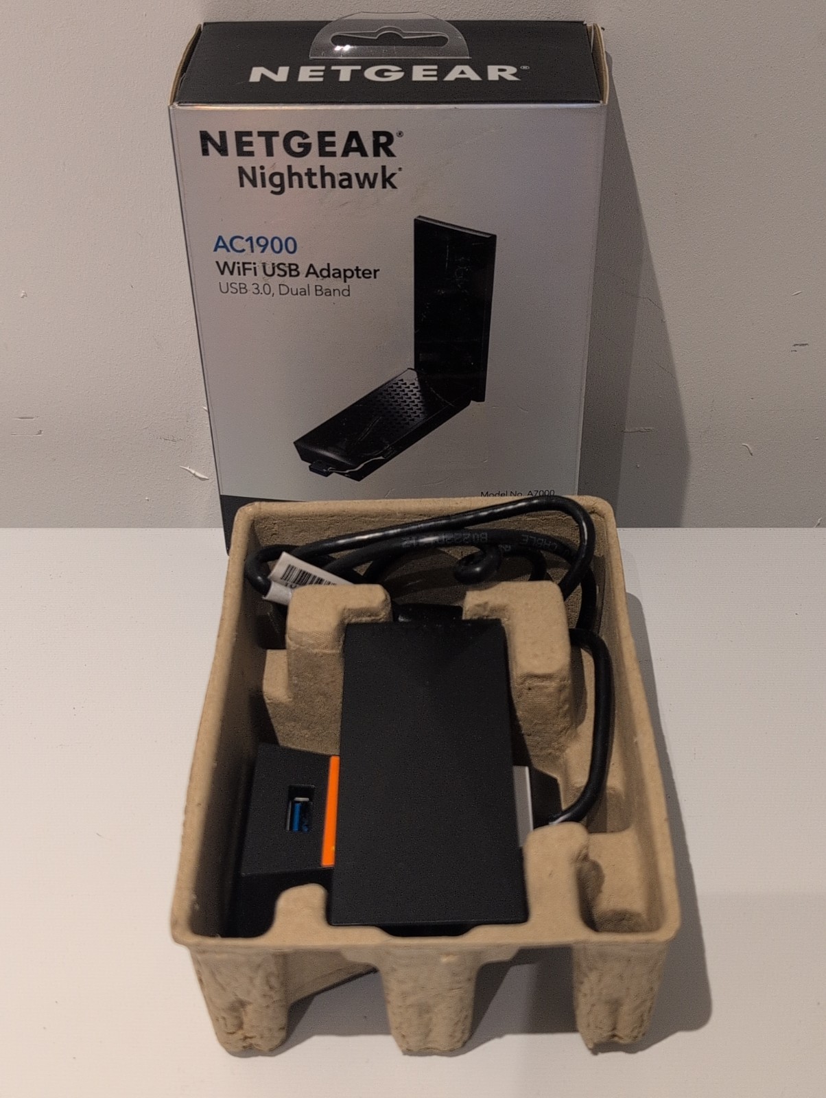 NETGEAR A7000-100PES Nighthawk AC1900 Wi-Fi Dongle USB Adapter A7000-100PES BLK.